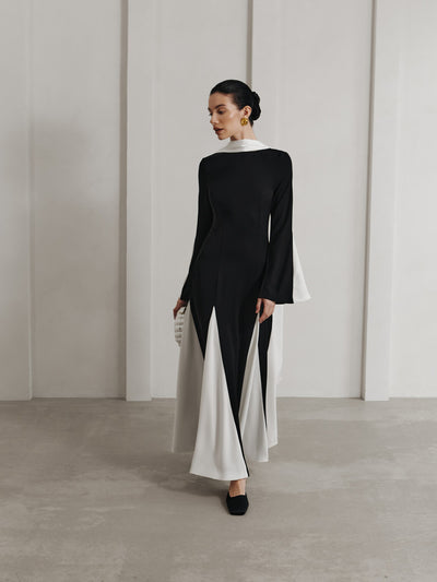 Knitted Maxi Elbise