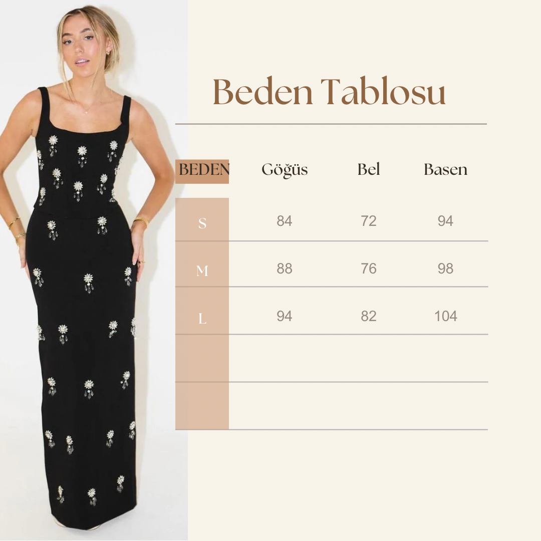 Ultımate Muse Kristal Maxı Etekli Takım