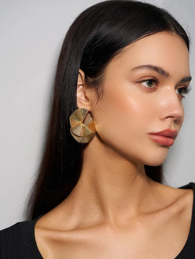 Ripple Hoops Earring