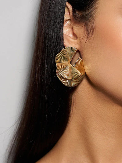 Ripple Hoops Earring