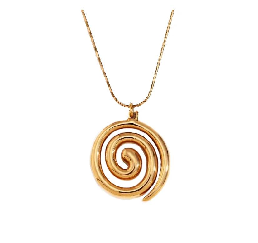 Downward Spiral Necklaces