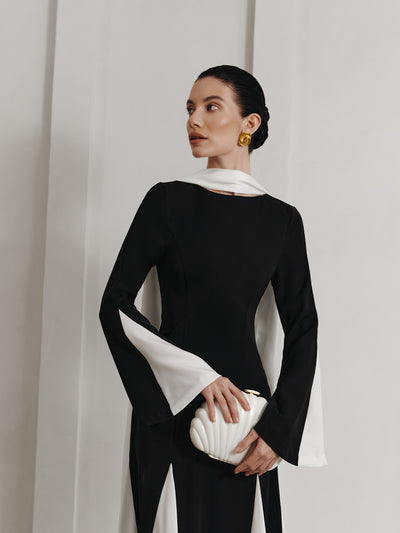 Knitted Maxi Elbise