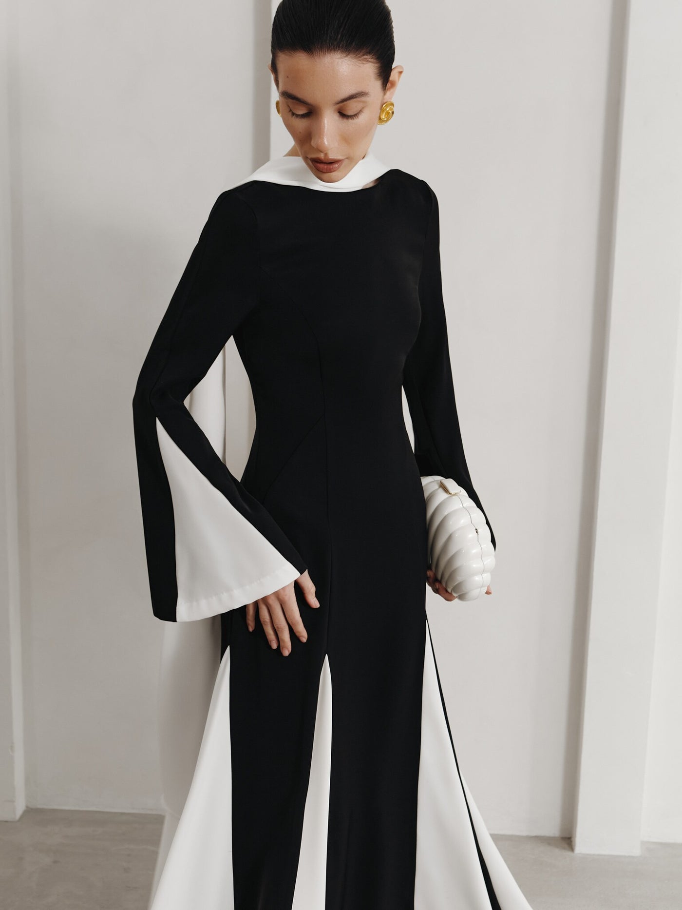 Knitted Maxi Elbise