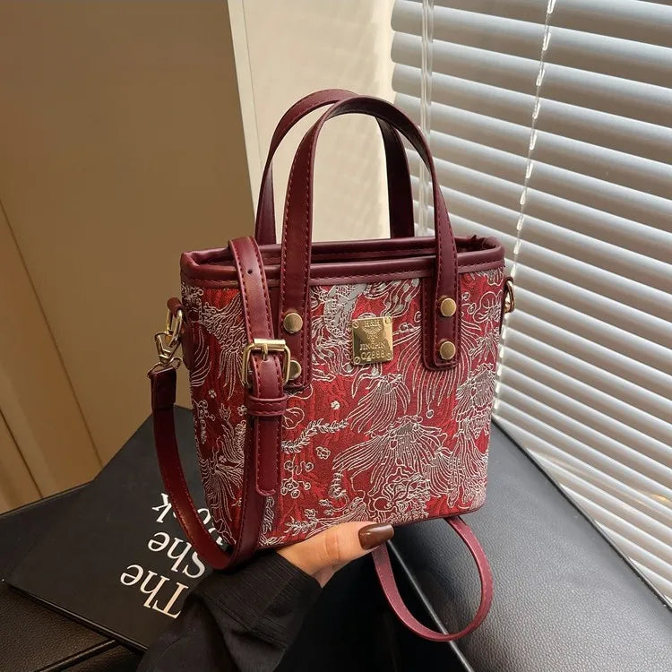 Crimson Charm Bag